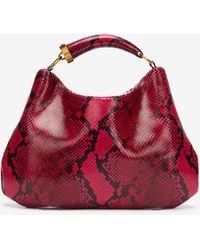 Roberto Cavalli - Python-Print Hobo Bag - Lyst