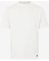 Roberto Cavalli - T-Shirt With Logo Plaque - Lyst