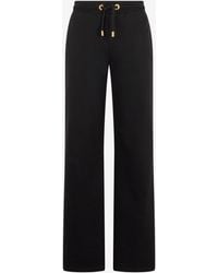 Roberto Cavalli - Cotton Trousers With Monogram Rc - Lyst