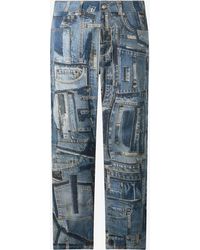 Roberto Cavalli - Patchwork Capsule Collection Jeans - Lyst