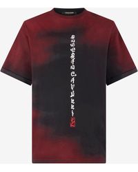 Roberto Cavalli - Mottled Effect T-Shirt With Dragons And Logo - Lyst