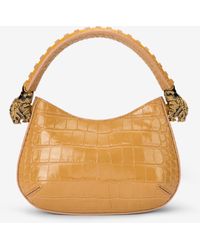 Roberto Cavalli - Crocodile-Print Hobo Roar Bag - Lyst
