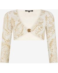 Roberto Cavalli - Ornamental Print Top - Lyst
