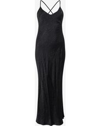 Roberto Cavalli - Kleid Aus Seide Mit Motiv Tiger Skin - Lyst