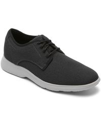 Rockport Truflex Dressports Mesh Oxford Shoes - Black