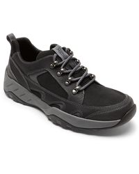 Rockport Croydon Slip On Black White Adiprene Mens 9 Shoes Sneakers M75900