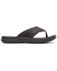 rockport flip flops mens