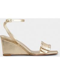 Roger Vivier - Belle Vivier Wedge Sandals - Lyst