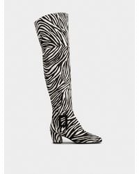 Roger Vivier - Choc Cuissard Boots - Lyst