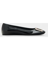 Roger Vivier - Trompette Patent Leather Ballets - Lyst