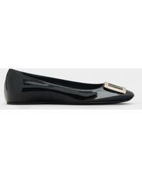 Roger Vivier - Trompette Patent Leather Ballets - Lyst