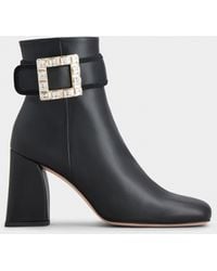 Roger Vivier - Botines très vivier en piel - Lyst