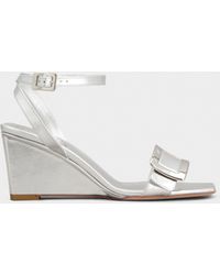 Roger Vivier - Belle Vivier Wedge Sandals - Lyst