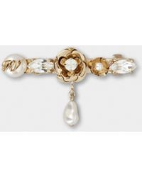 Roger Vivier - Rose Pearls Hair Clip - Lyst