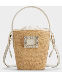 Roger Vivier - Viv' Skate Mini Bucket Bag - Lyst