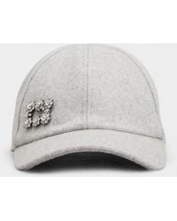 Roger Vivier - Efflorescence Baseball Cap - Lyst
