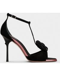 Roger Vivier - Goatskin Heeled Sandals - Lyst