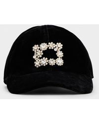 Roger Vivier - Efflorescence Baseball Cap - Lyst