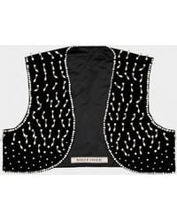 Roger Vivier - Viv' Choc Waistcoat In Velvet - Lyst