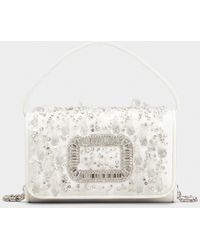Roger Vivier - Micro Sac Pilgrim En Satin - Lyst