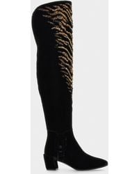 Roger Vivier - Choc Cuissard Boots - Lyst