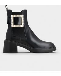 Roger Vivier - Viv' Rangers Chelsea Booties - Lyst