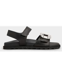 Roger Vivier - "Slidy Viv' Sandals - Lyst