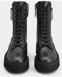 Roger Vivier - Viv' Rangers Combat Boots - Lyst