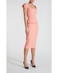 Roland Mouret Galaxy Skirt - Pink
