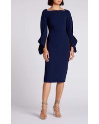 Roland Mouret Rosslare Dress - Blue