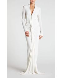 Roland Mouret Compeyson Gown - White