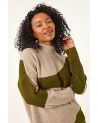 Roman Petite - Colour Block Knit Jumper - Lyst