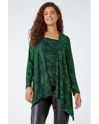 Roman - Geometric Sparkle Embellished Kimono - Lyst