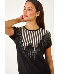 Roman - Piano Pattern Knit Top - Lyst