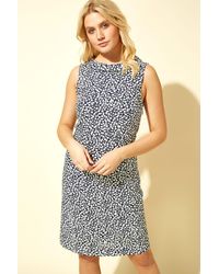 coast sadie feather trim shift dress