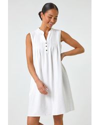 Roman Petite - Pintuck Pocket Dress - Lyst