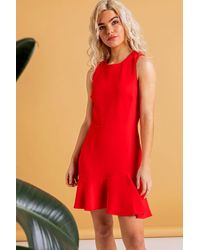 Roman - Dusk Fashion Sleeveless Peplum Hem Dress - Lyst
