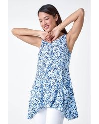 Roman - Spot Print Pocket V-Neck Stretch Vest - Lyst