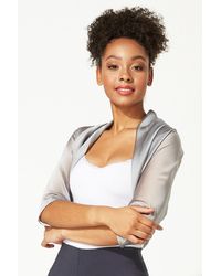 roman chiffon shrug