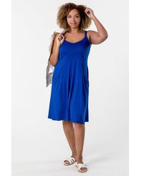 Roman Curve - Strappy Pocket Sun Dress - Lyst