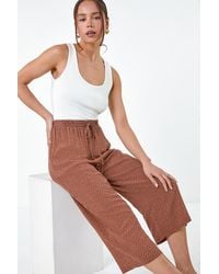 Roman Petite - Spot Print Stretch Culottes - Lyst
