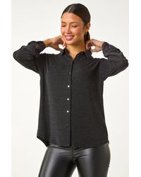 Roman - Shimmer Glitter Blouse - Lyst