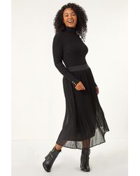 Roman Petite - Crystal Pleated Skirt - Lyst