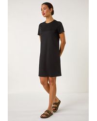 Roman - Short Sleeve T-Shirt Dress - Lyst