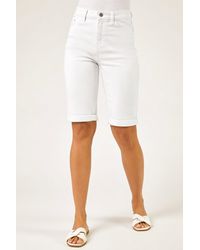 Roman - Essential Stretch Knee Length Shorts - Lyst