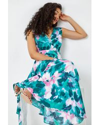 D.u.s.k - Sleeveless Floral Print Maxi Dress - Lyst