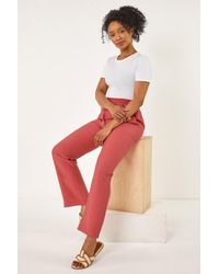 Roman Petite - Textured Pocket Trouser - Lyst