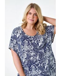 Roman - Curve Butterfly Bar Back Stretch Top - Lyst