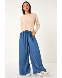 Roman - Baby Corduroy Wide Leg Trousers - Lyst