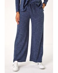 Roman - Soft Touch Wide Leg Trousers - Lyst
